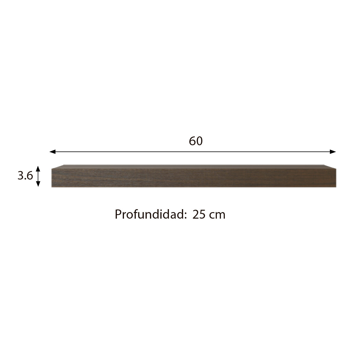 FLOATING DISPLAY.012 - Estantería flotante