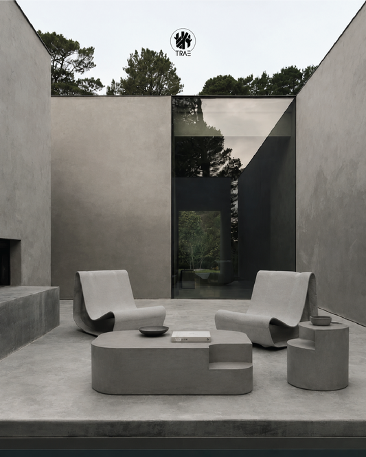 Bedrock SET - Mesa de centro + mesa auxiliar