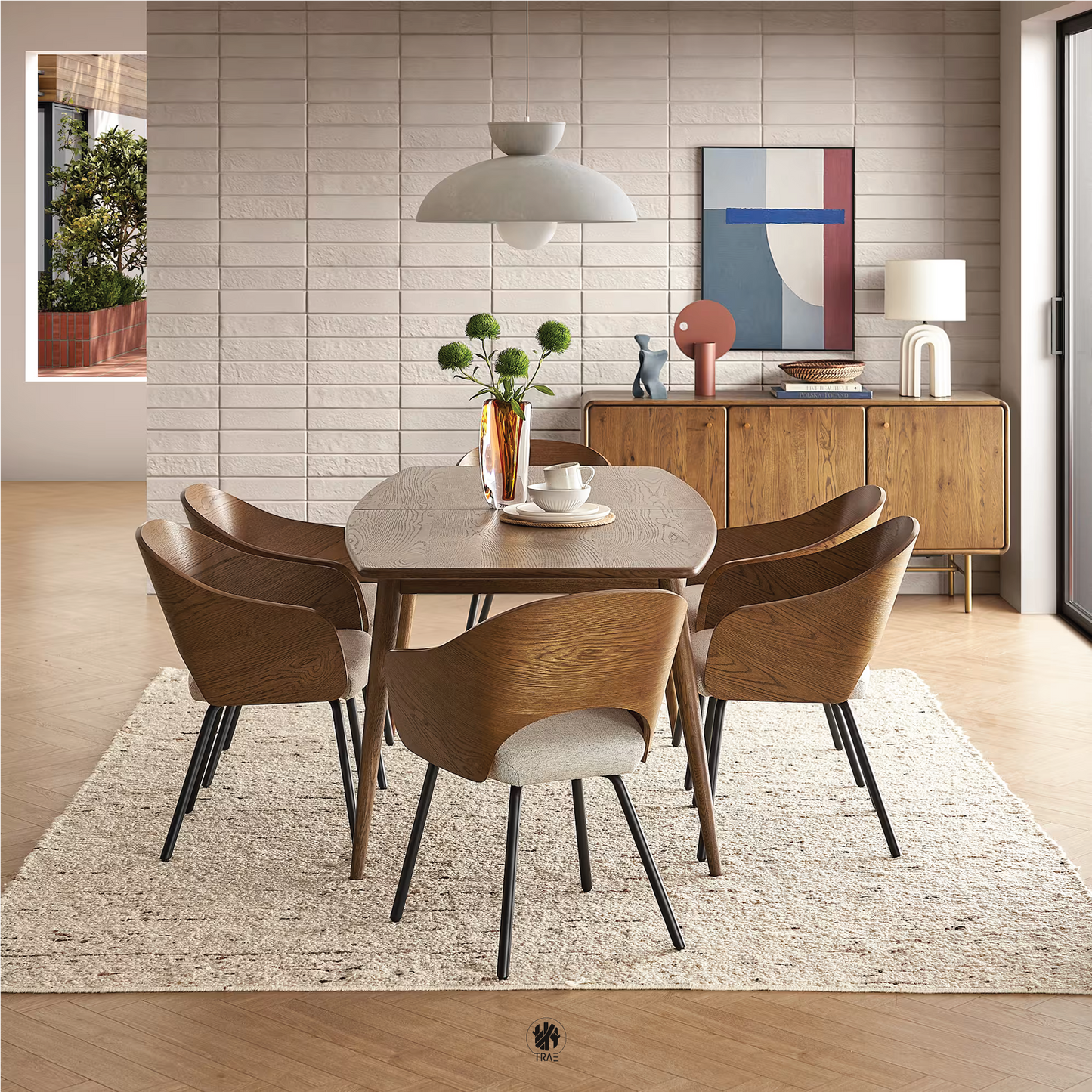 Evo - Mesa de comedor extensible