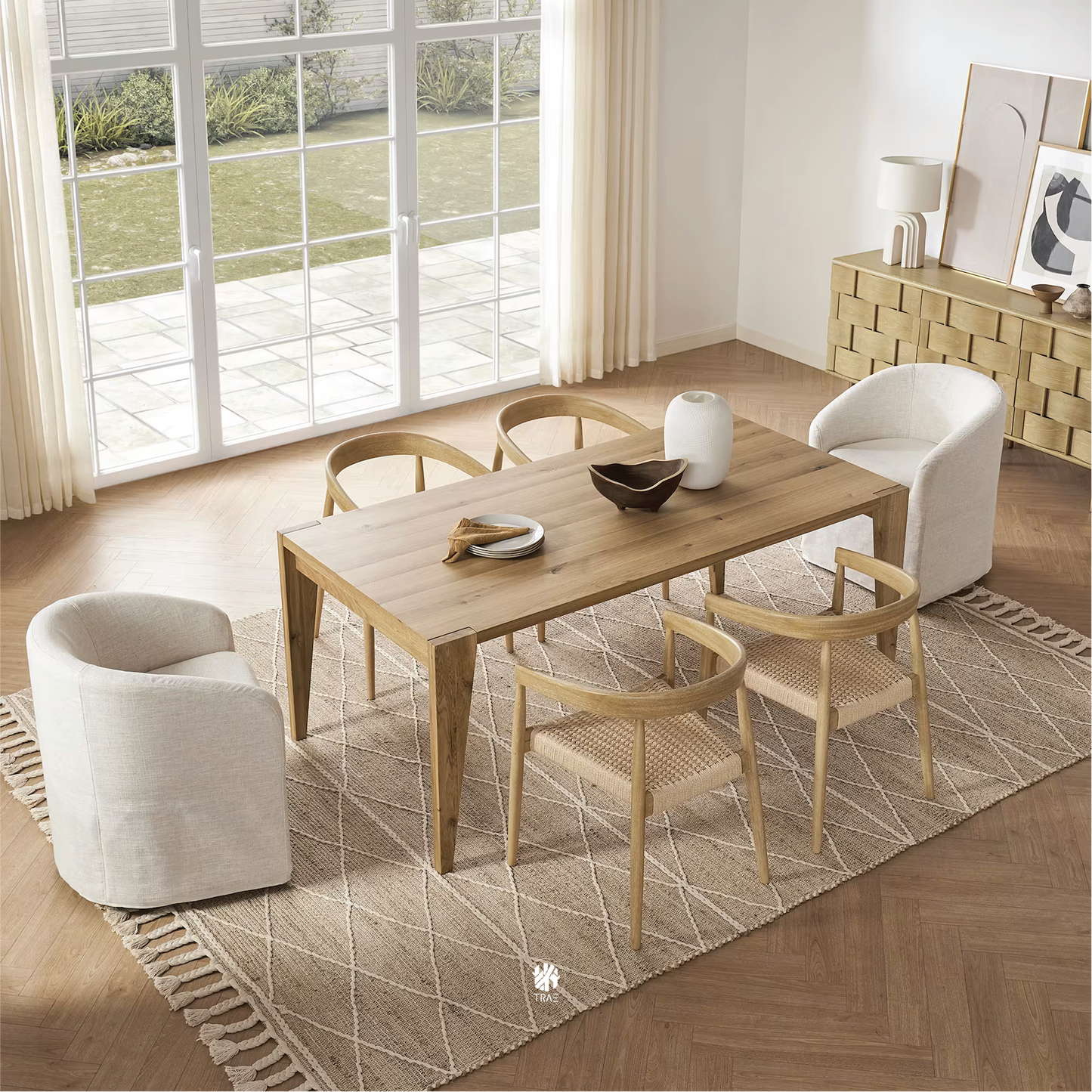 Elio - Mesa madera extensible