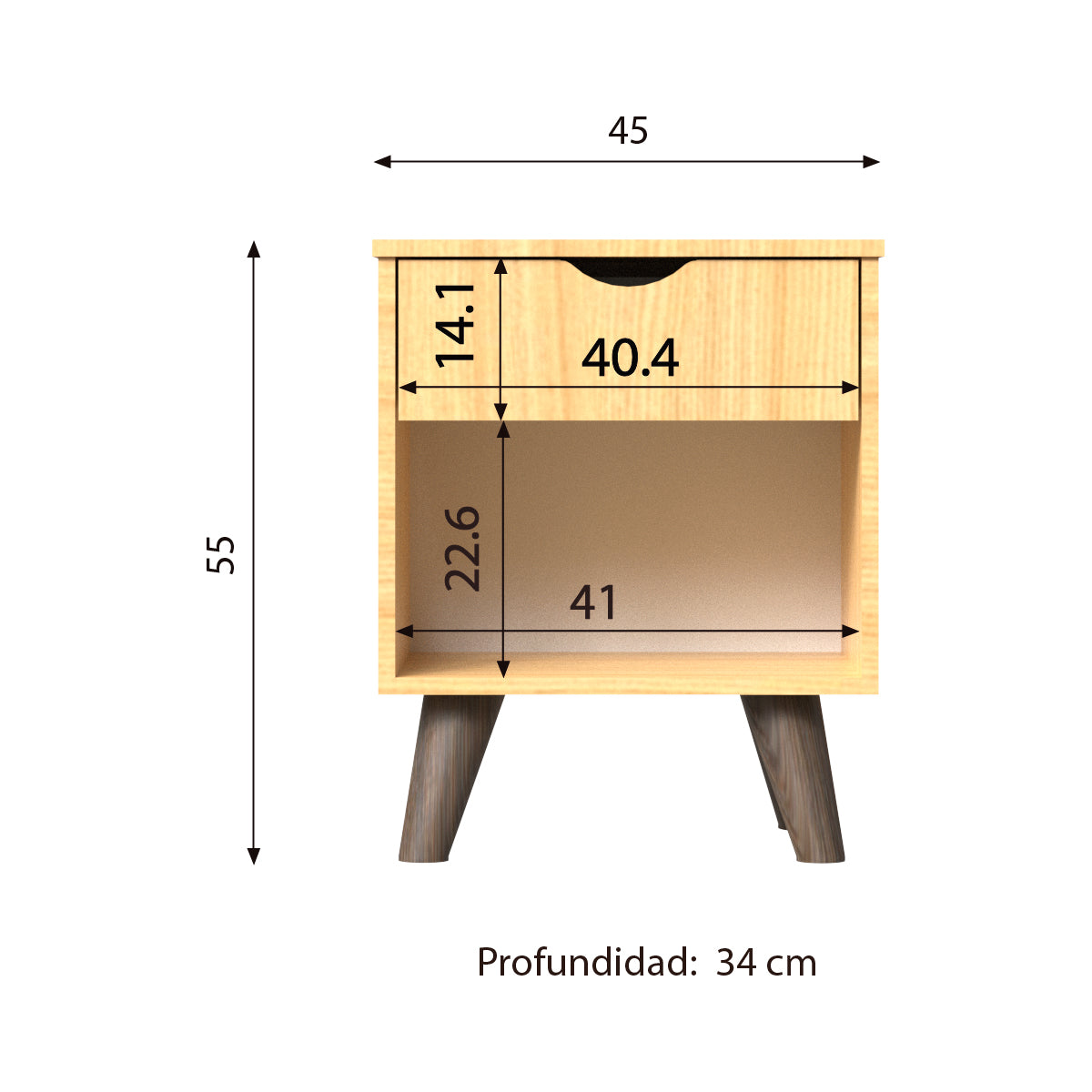 BEDSIDE.011 - Mesa de Noche