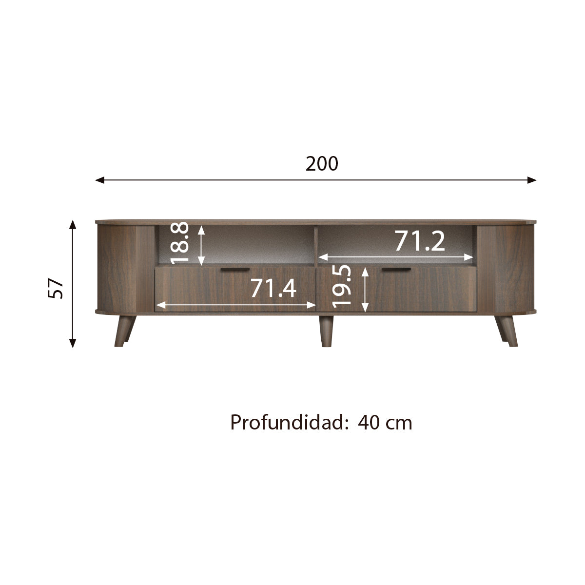 BASE002 - Mueble de TV